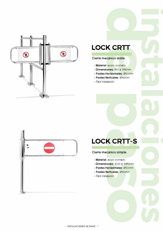 CARTTEC RETAIL. Logística, acceso y parking. Catálogo Español 2019 21