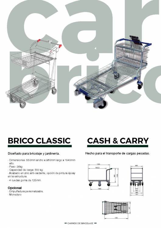 CARTTEC RETAIL. Logística, acceso y parking. Catálogo Español 2019 4