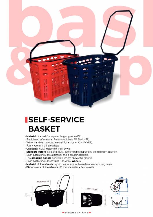 CARTTEC RETAIL. Carros y cestas de supermercado. Catálogo inglés 2019 16