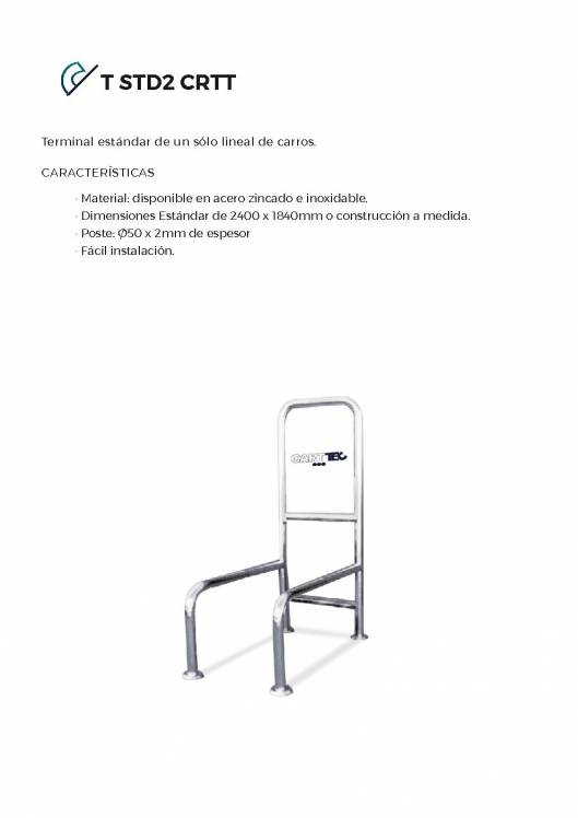 Catálogo de parking para carros de supermercado CARTTEC 6