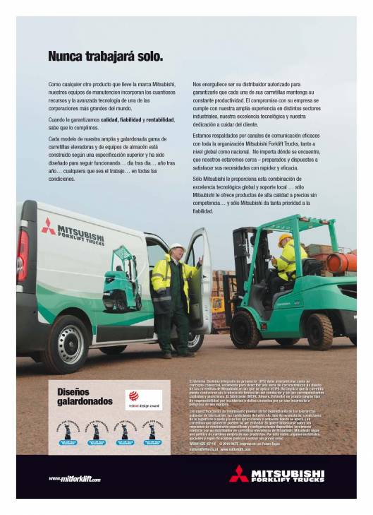 Catálogo carretillas elevadoras eléctricas Mitsubishi EDIA 1.0-5.0 24