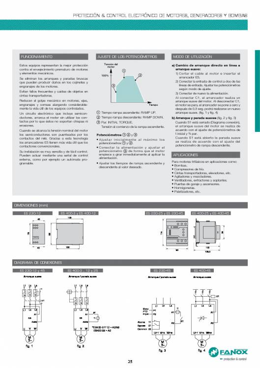 Catalogo general de baja tensión de FANOX 23