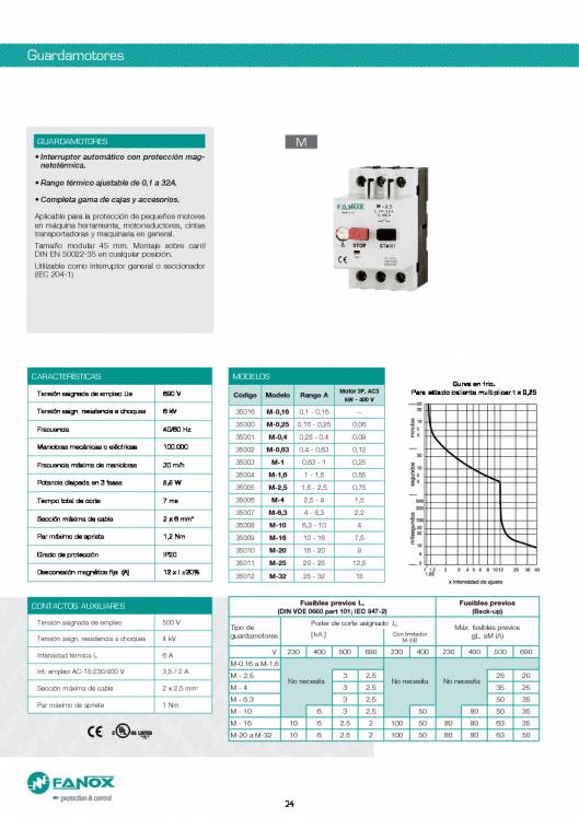 Catalogo general de baja tensión de FANOX 24
