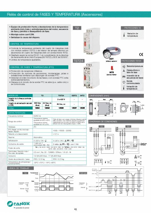 Catalogo general de baja tensión de FANOX 42