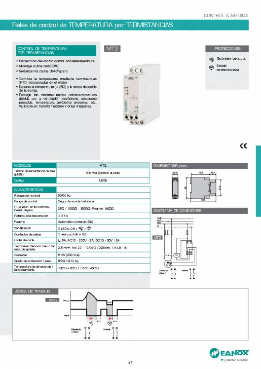 Catalogo general de baja tensión de FANOX 43