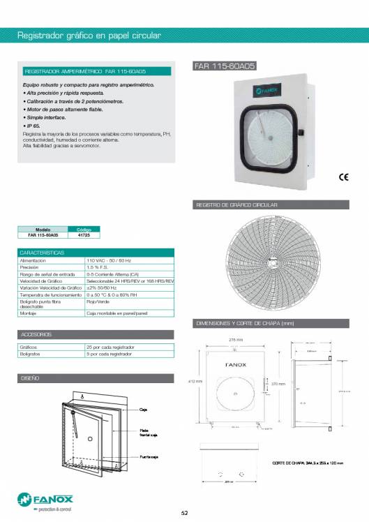 Catalogo general de baja tensión de FANOX 52