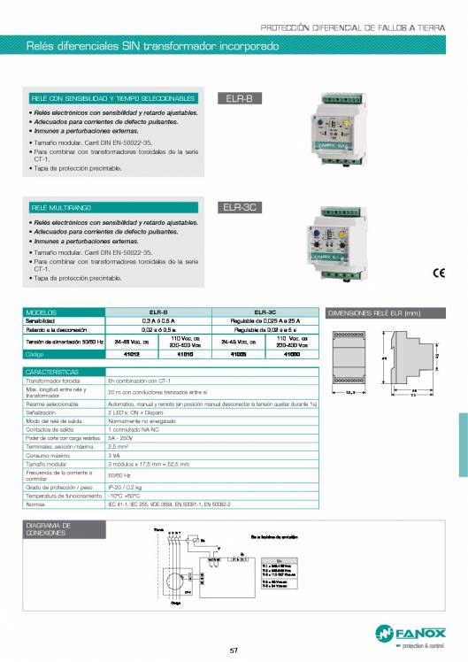 Catalogo general de baja tensión de FANOX 57
