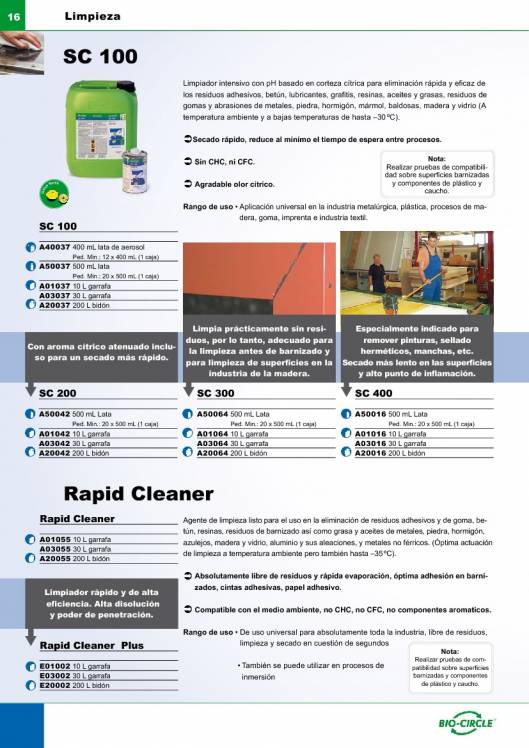 Catálogo general Bio-Circle 16