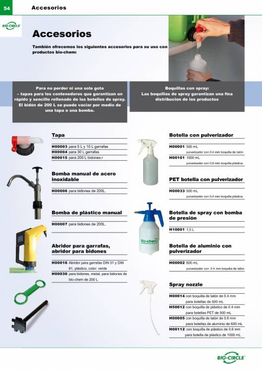 Catálogo general Bio-Circle 54