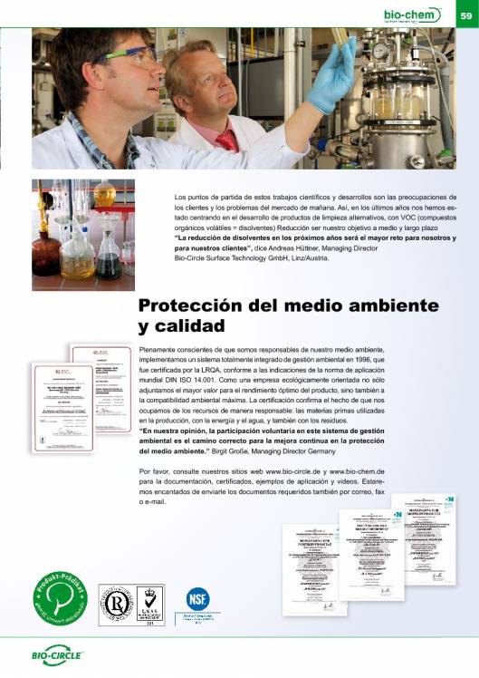 Catálogo general Bio-Circle 59