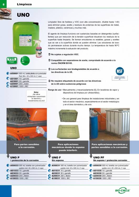 Catálogo general Bio-Circle 8