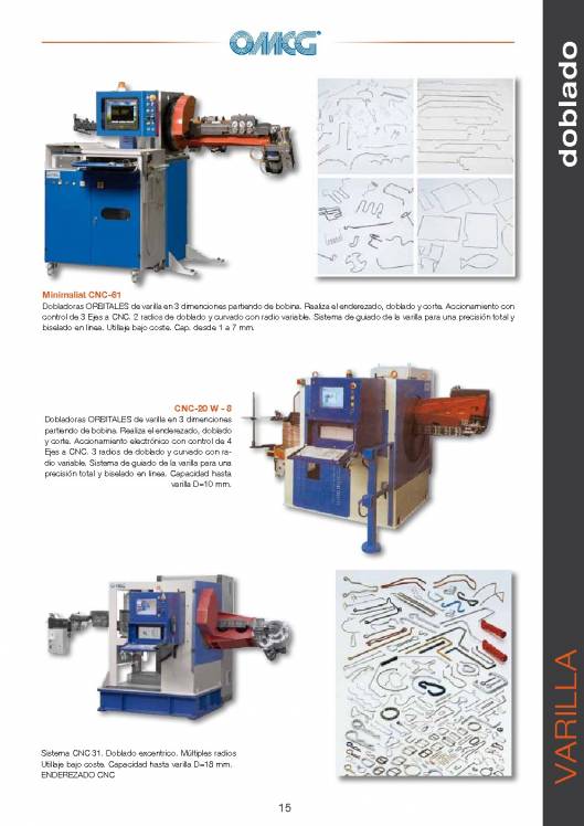 Catálogo general de CURVASER 15