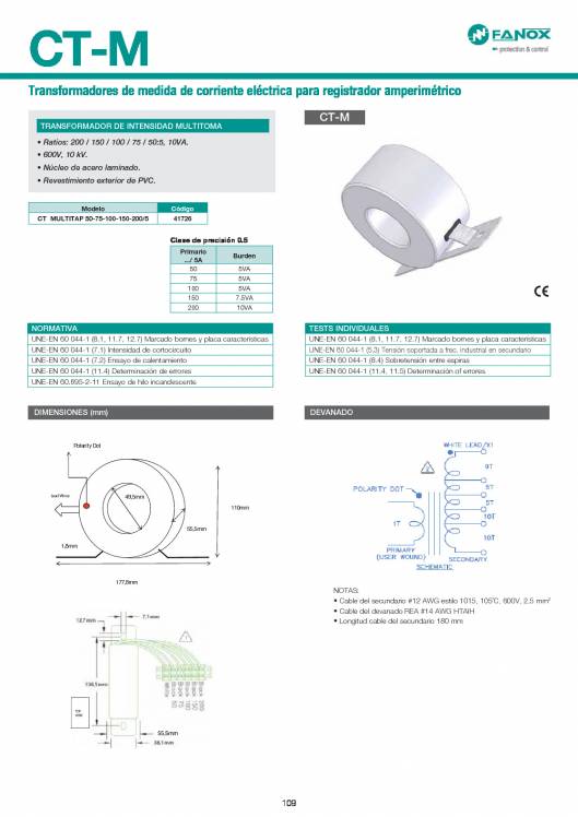 Catálogo General FANOX 109