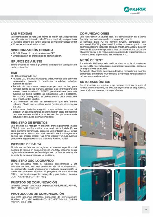 Catálogo General FANOX 13