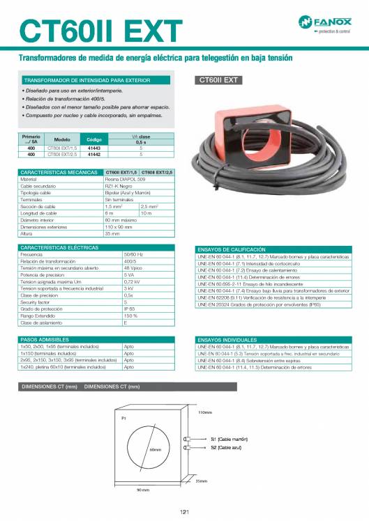 Catálogo General FANOX 121