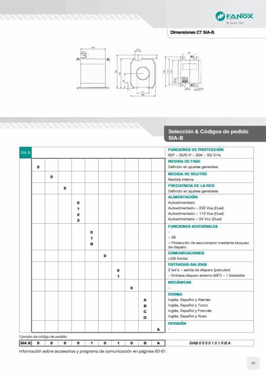 Catálogo General FANOX 23