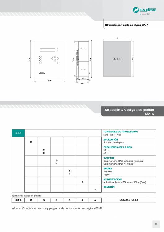 Catálogo General FANOX 33