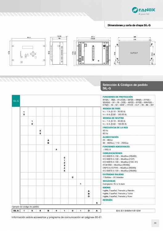 Catálogo General FANOX 59