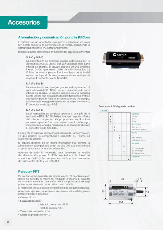 Catálogo General FANOX 60