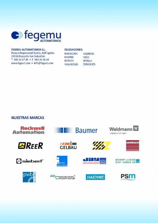 Catálogo general Fegemu Automatismos 8