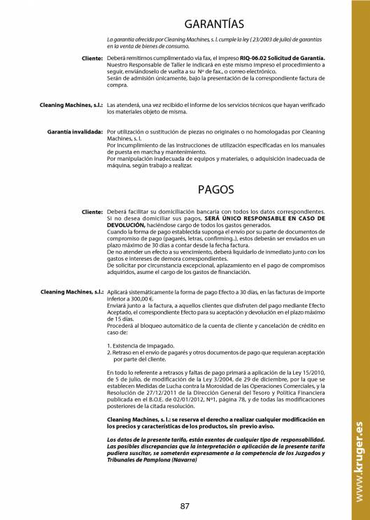 Catálogo General Kruger 2014-2015 89