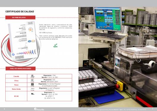 Catalogo general de RELAYGO COMPONENTS. 5