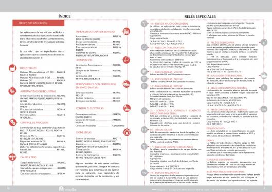 Catalogo general de RELAYGO COMPONENTS. 7