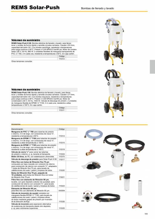 Catálogo general REMS 2015 105 Catálogo general REMS 2015 105