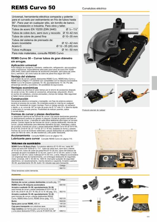 Catálogo general REMS 2015 111 Catálogo general REMS 2015 111