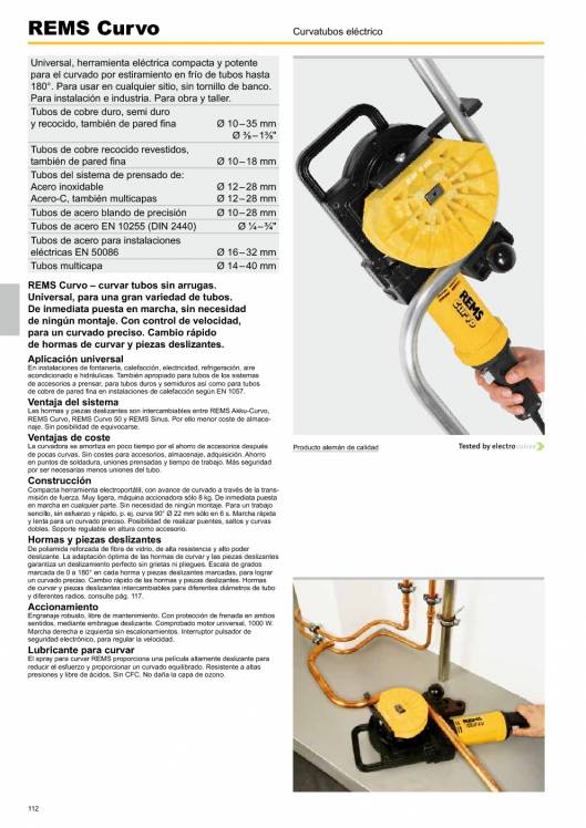 Catálogo general REMS 2015 112 Catálogo general REMS 2015 112