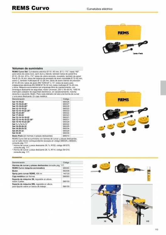 Catálogo general REMS 2015 113 Catálogo general REMS 2015 113