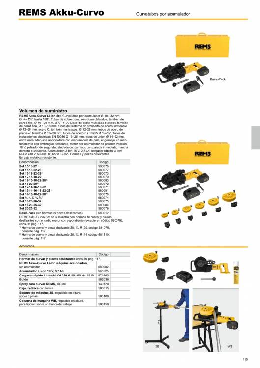 Catálogo general REMS 2015 115 Catálogo general REMS 2015 115