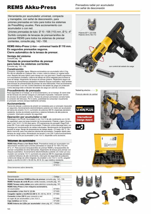Catálogo general REMS 2015 140 Catálogo general REMS 2015 140