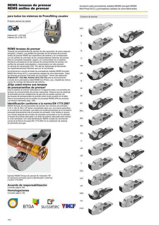 Catálogo general REMS 2015 142 Catálogo general REMS 2015 142