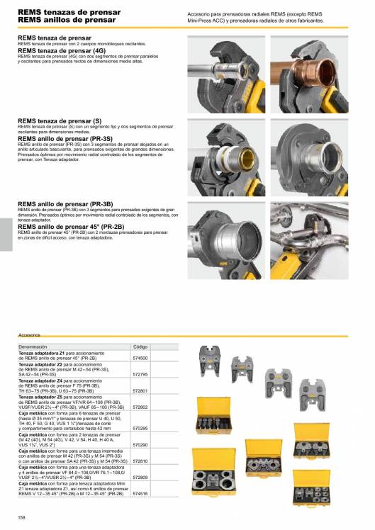 Catálogo general REMS 2015 158 Catálogo general REMS 2015 158