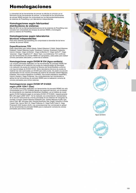 Catálogo general REMS 2015 159 Catálogo general REMS 2015 159