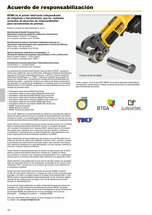 Catálogo general REMS 2015 160 Catálogo general REMS 2015 160