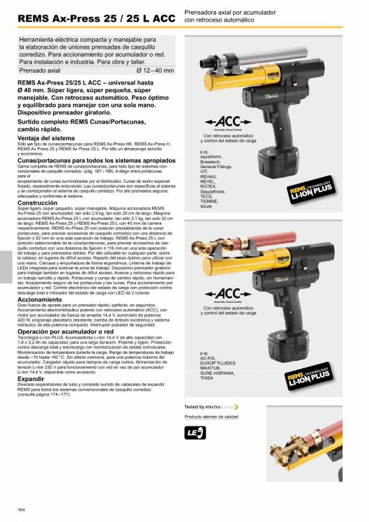 Catálogo general REMS 2015 164 Catálogo general REMS 2015 164