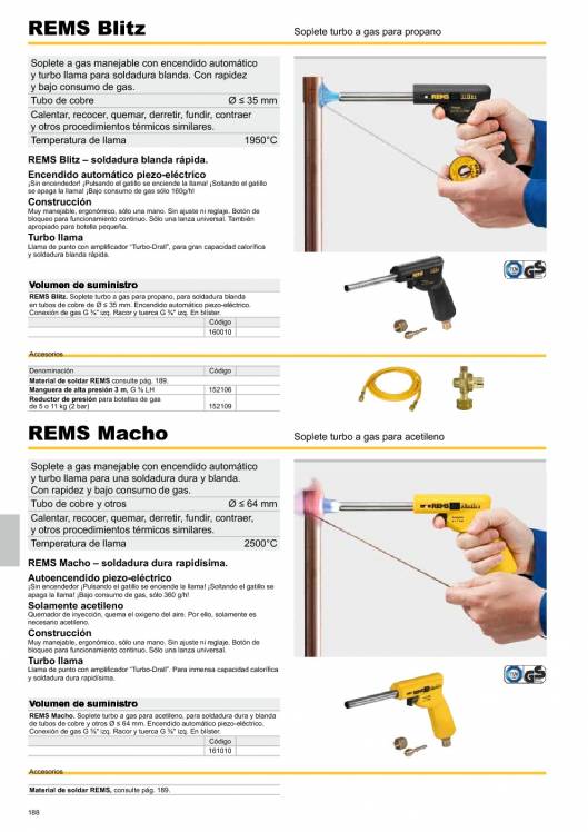 Catálogo general REMS 2015 188 Catálogo general REMS 2015 188
