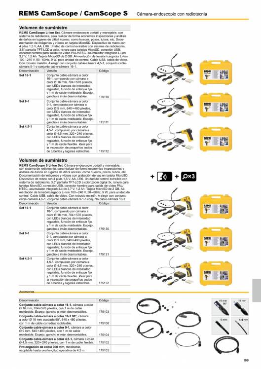 Catálogo general REMS 2015 199 Catálogo general REMS 2015 199