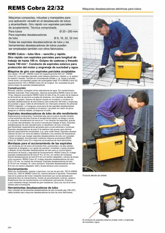 Catálogo general REMS 2015 204 Catálogo general REMS 2015 204