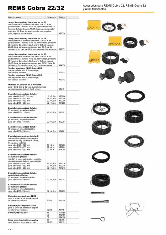 Catálogo general REMS 2015 206 Catálogo general REMS 2015 206