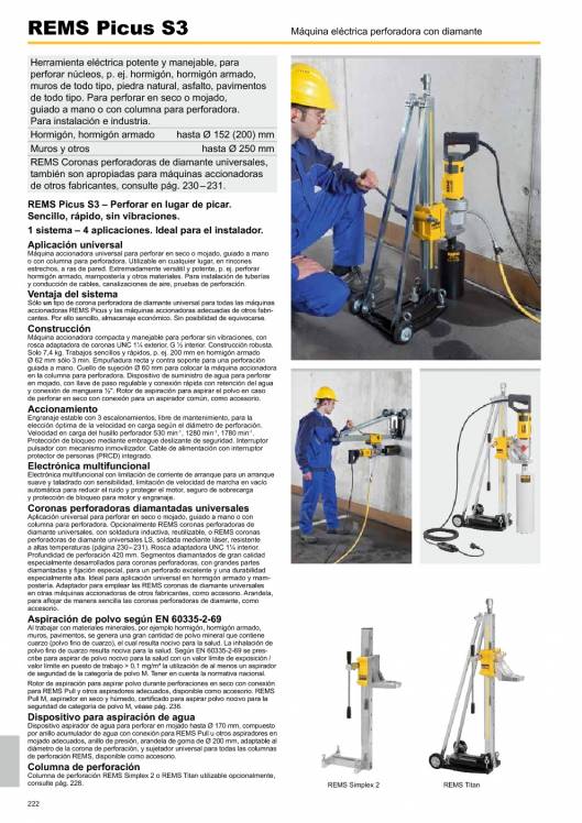 Catálogo general REMS 2015 222 Catálogo general REMS 2015 222