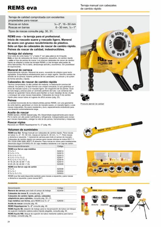 Catálogo general REMS 2015 24 Catálogo general REMS 2015 24