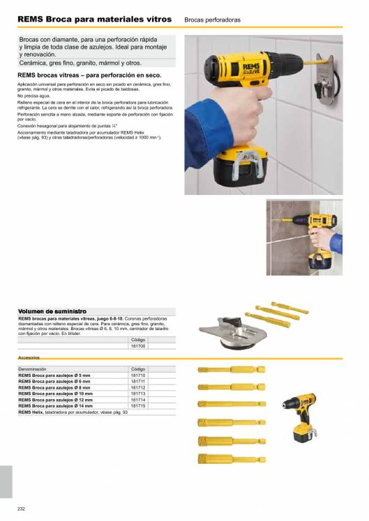 Catálogo general REMS 2015 232 Catálogo general REMS 2015 232