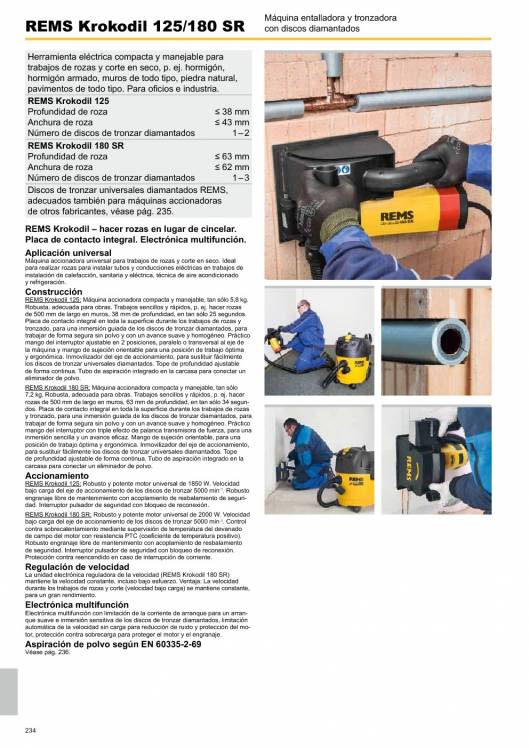 Catálogo general REMS 2015 234 Catálogo general REMS 2015 234