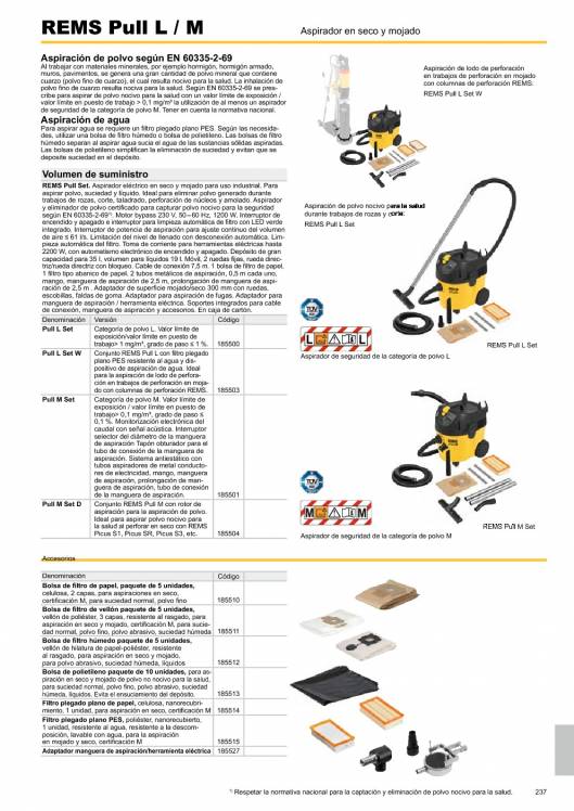 Catálogo general REMS 2015 237 Catálogo general REMS 2015 237