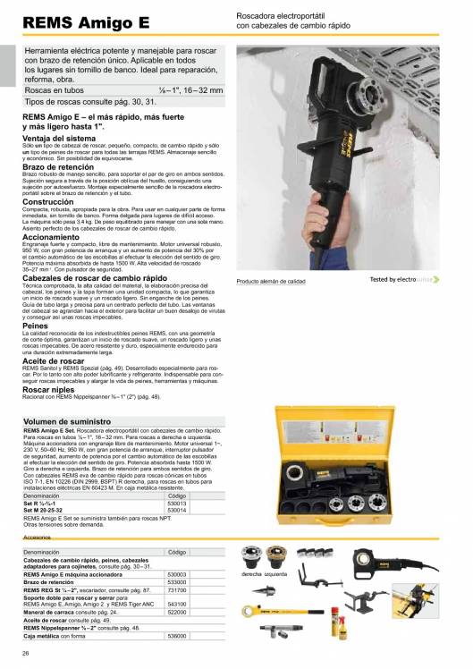 Catálogo general REMS 2015 26 Catálogo general REMS 2015 26