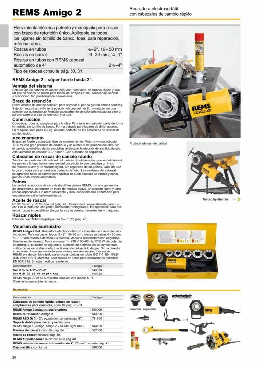 Catálogo general REMS 2015 28 Catálogo general REMS 2015 28