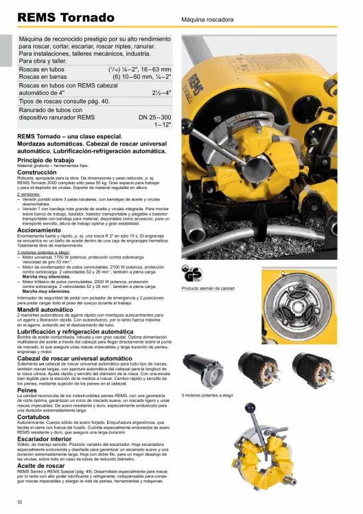 Catálogo general REMS 2015 32 Catálogo general REMS 2015 32